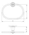 Omnires Art Line AL53230BR wieszak na ręcznik ring miedź antyczna.png