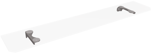 Andex 300/SG Półka szklana TECHNIC stal nierdzewna polerowana.png