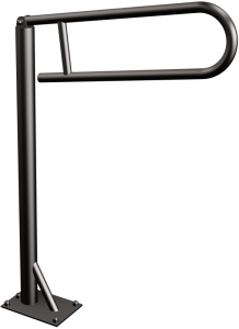 Andex 811/NG Uchwyt podłogowy uchylny czarny