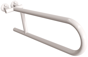 Andex 801/B Uchwyt półokrągły uchylny biały