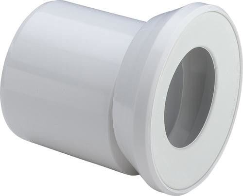 Rura przyłączeniowa do WC DN 110 155 mm biały alpejski z uszczelką wargową, mufa mimośrodowa.jpeg