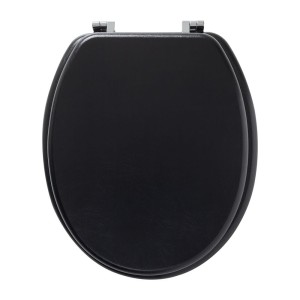 Tiger Leather Deska sedesowa, MDF, czarna 252540746