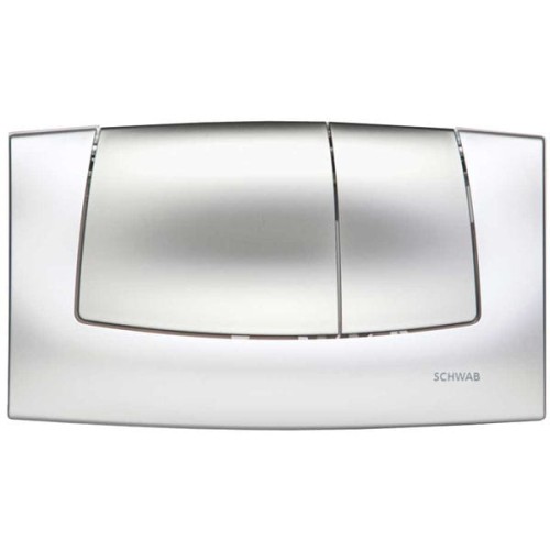 LIV/SCHWAB Ekanite ECO/Onda 227747 Przycisk do spłukiwania dwudzielnego chrom błysk/mat