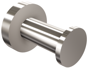 Andex 470/SG Wieszak pojedynczy (dł. 5 cm) NORWEGIAN stal polerowana