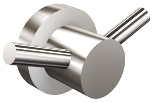 Andex 464/SG Wieszak podwójny NORWEGIAN stal polerowana