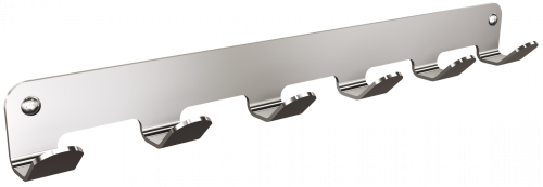 Andex 329/SG Wieszak 6-hakowy TECHNIC stal nierdzewna polerowana.png