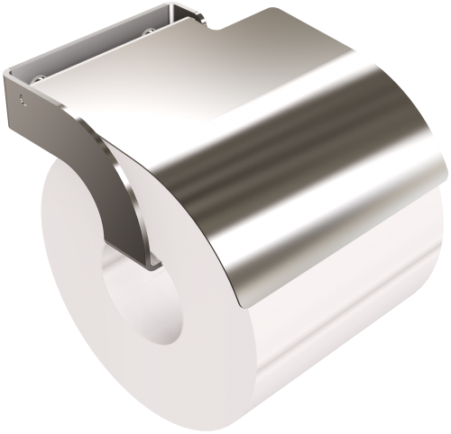 Andex 314/SG Wieszak na papier z osłonką TECHNIC stal nierdzewna polerowana.png