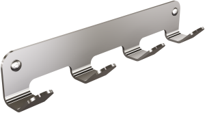 Andex 306/SG Wieszak 4-hakowy TECHNIC stal nierdzewna polerowana