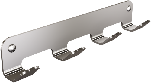 Andex 306/SG Wieszak 4-hakowy TECHNIC stal nierdzewna polerowana.png