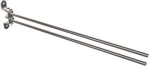 Andex 303/SG Wieszak 2-prętowy TECHNIC stal nierdzewna polerowana