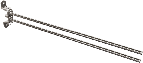 Andex 303/SG Wieszak 2-prętowy TECHNIC stal nierdzewna polerowana.png