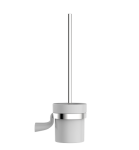 Omnires Saco SA54620CRB szczotka do wc chrom/biały