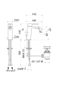 Vema LYS V25070 Bateria bidetowa z korkiem automatycznym.png