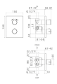 Vema LYS V08111 Bateria termostatyczna podtynkowa (2 wyjścia) ABS.png