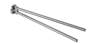 BEMETA 102404101 ALFA Wieszak na ręcznik podwójny ruchomy