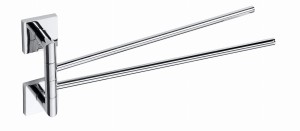 BEMETA 132204102 BETA podwójny wieszak na ręcznik uchylny