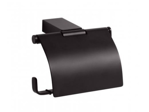 BEMETA 135012010 NERO uchwyt na papier toaletowy z klapką