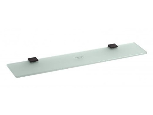 BEMETA 135002240 NERO półka szklana 600 mm czarna