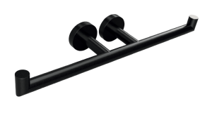 BEMETA 104201070 DARK podwójny uchwyt na papier toaletowy