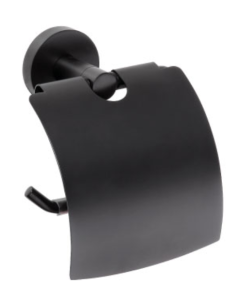 BEMETA 104112010 DARK uchwyt na papier toaletowy z klapką