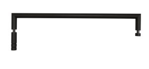 BEMETA 104204310 DARK wieszak na ręcznik na szklane drzwi 450 mm