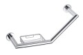 BEMETA 104307631W OMEGA uchwyt wannowy profilowany z mydelniczką ażurową