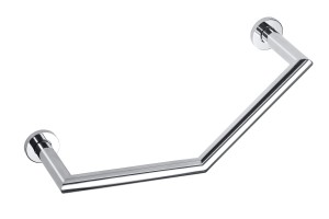 BEMETA 104307621W OMEGA uchwyt wannowy profilowany, sharp 400 mm