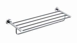 BEMETA 104105072 OMEGA półka na ręcznik z relingiem 600 mm