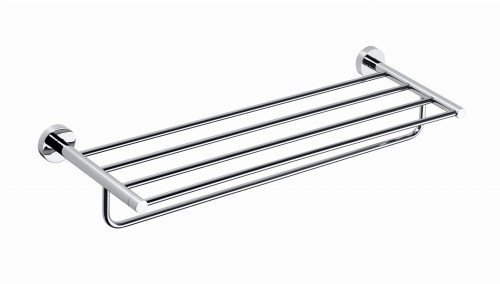 BEMETA 104105072 OMEGA półka na ręcznik z relingiem 600 mm