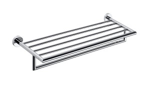 BEMETA 104205072 OMEGA półka na ręczniki z relingiem 600 mm