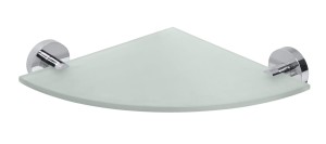 BEMETA 104102012 OMEGA półka szklana, wariant narożnikowy