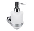 BEMETA 104109182 OMEGA dozownik do mydła 200ml z magnetycznym uchwytem na mydło, mały szklany