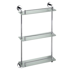 BEMETA 104202132 OMEGA potrójna półka szklana 400 mm