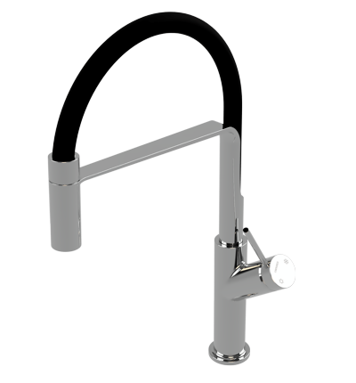 Omnires VI6350BLCR bateria zlewozmywakowa chrom/czarny
