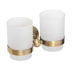 BEMETA 144110027 RETRO bronze kubek podwójny wiszący