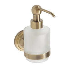 BEMETA 144109107 RETRO bronze dozownik na mydło 200 ml, szklany MINI