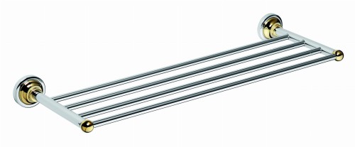 BEMETA 144202188 RETRO złoto/chrom półka na ręczniki .jpg