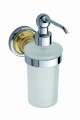 BEMETA 144209018a RETRO złoto/chrom dozownik na mydło 230ml