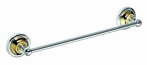 *BEMETA 144204018 RETRO złoto/chrom wieszak na ręcznik 300 mm