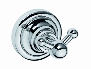 *BEMETA 144306032 RETRO chrom haczyk podwójny