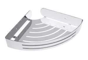 BEMETA 102308061 CYTRO mydelniczka narożnikowa, ażurowa , stal nierdzewna błyszcząca