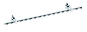 ***BEMETA 134504202 RAWELL prosty, wieszak na ręcznik, regulowany rozstaw