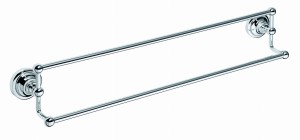 *BEMETA 144304232 RETRO chrom wieszak na ręcznik podwójny