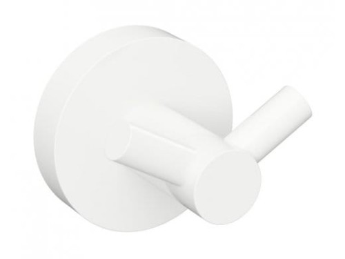 BEMETA 104106034 WHITE biały haczyk podwójny