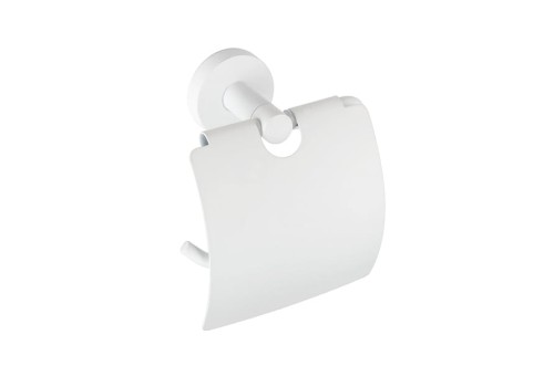 BEMETA 104112014 WHITE biały uchwyt na papier toaletowy z klapką