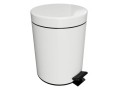 BEMETA 104315014 WHITE biały kosz na śmieci 5L, wolnoopadające wieko