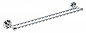 BEMETA 144304052 RETRO chrom podwójny wieszak na ręcznik 600 mm