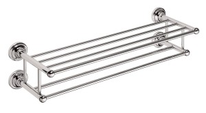 BEMETA 144302252 RETRO chrom półka na ręczniki z relingiem