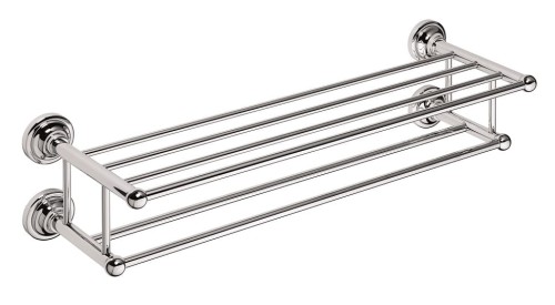BEMETA 144302252 RETRO chrom półka na ręczniki z relingiem