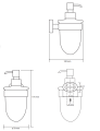 BEMETA 118409011 OVAL dozownik na mydło 200ml